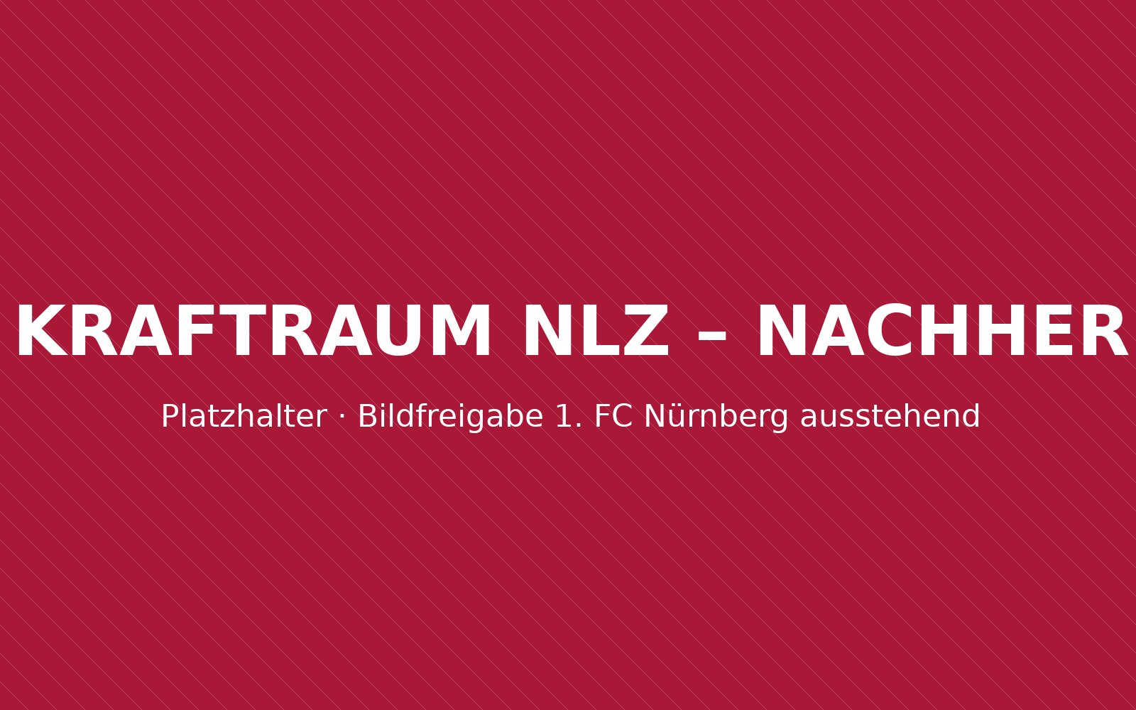 Der sanierte Kraftraum des NLZ