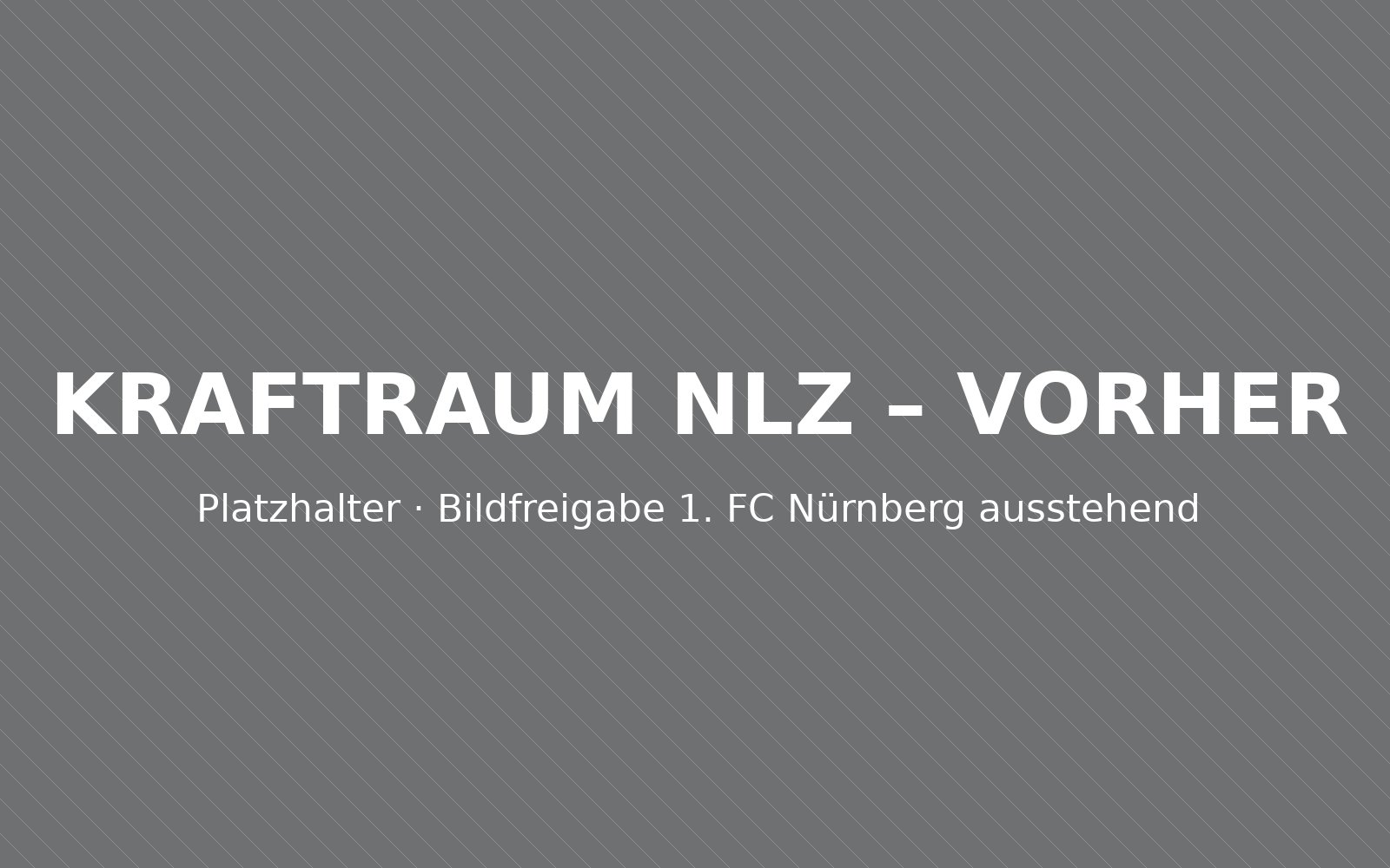 Kraftraum des NLZ vor der Sanierung